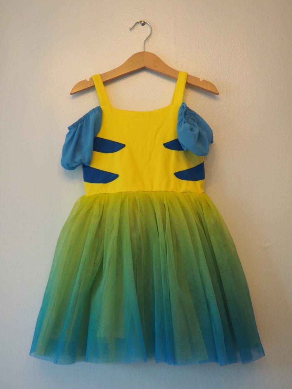 Taylor Joelle Guppy Dress Flounder & Matching bow